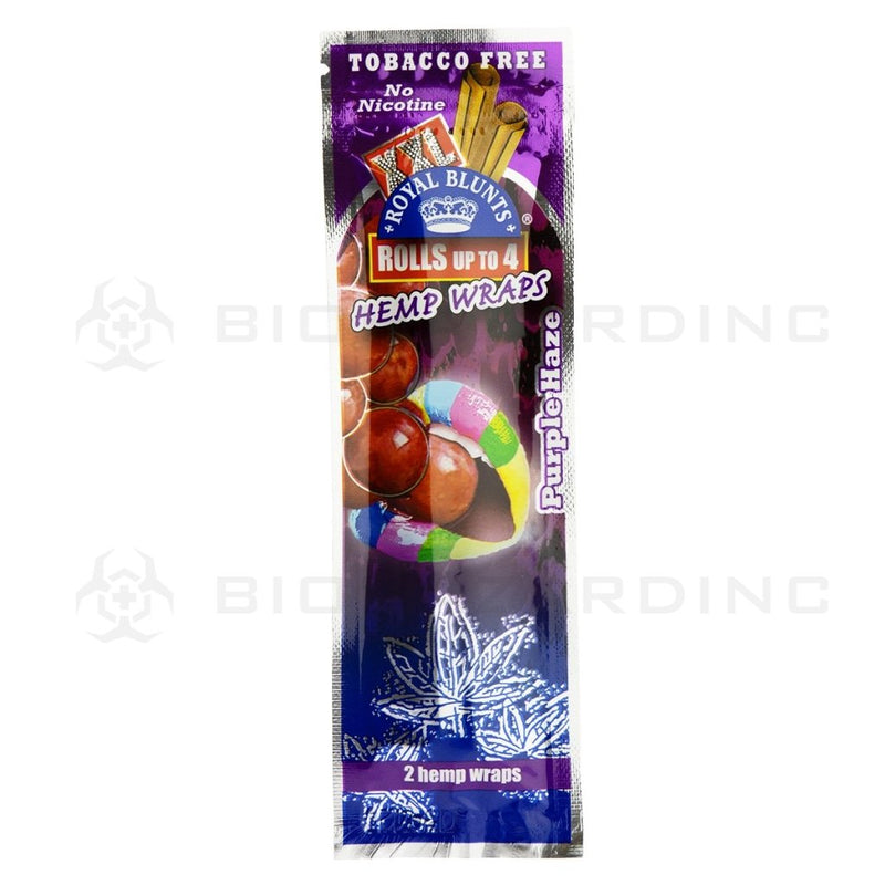 Royal Blunts Xxl Hemp Wraps - Purple Haze 25 Count