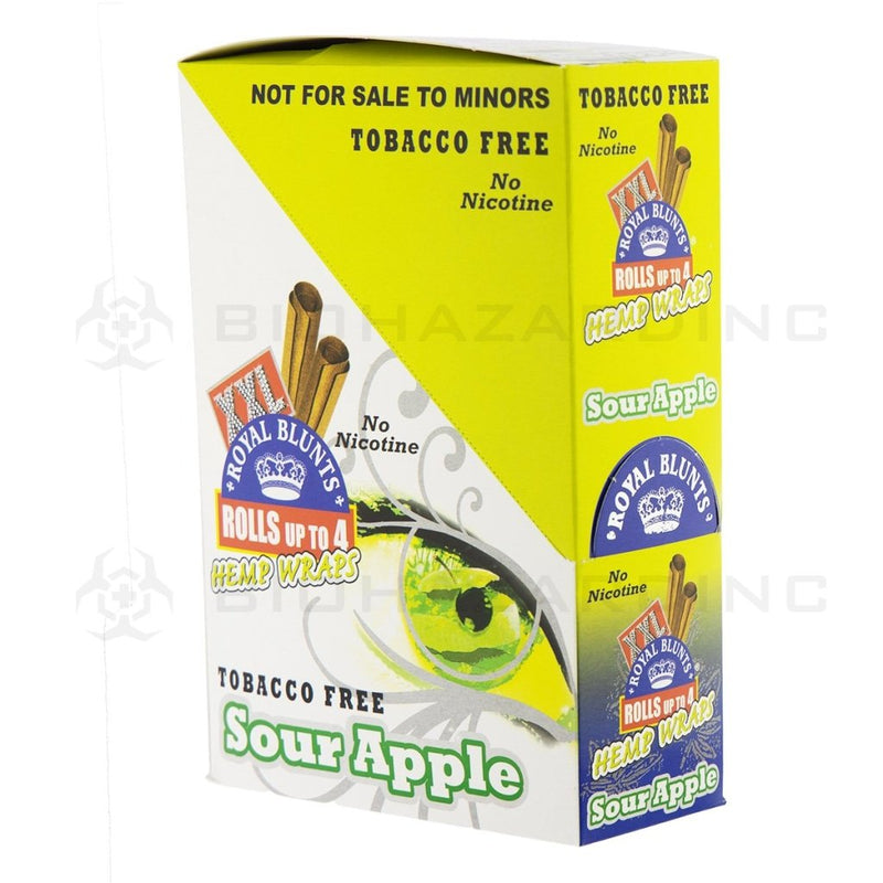 Royal Blunts Xxl Hemp Wraps - Sour Apple 25 Count