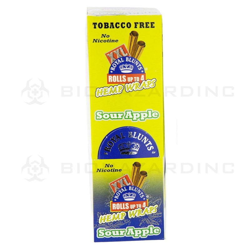 Royal Blunts Xxl Hemp Wraps - Sour Apple 25 Count