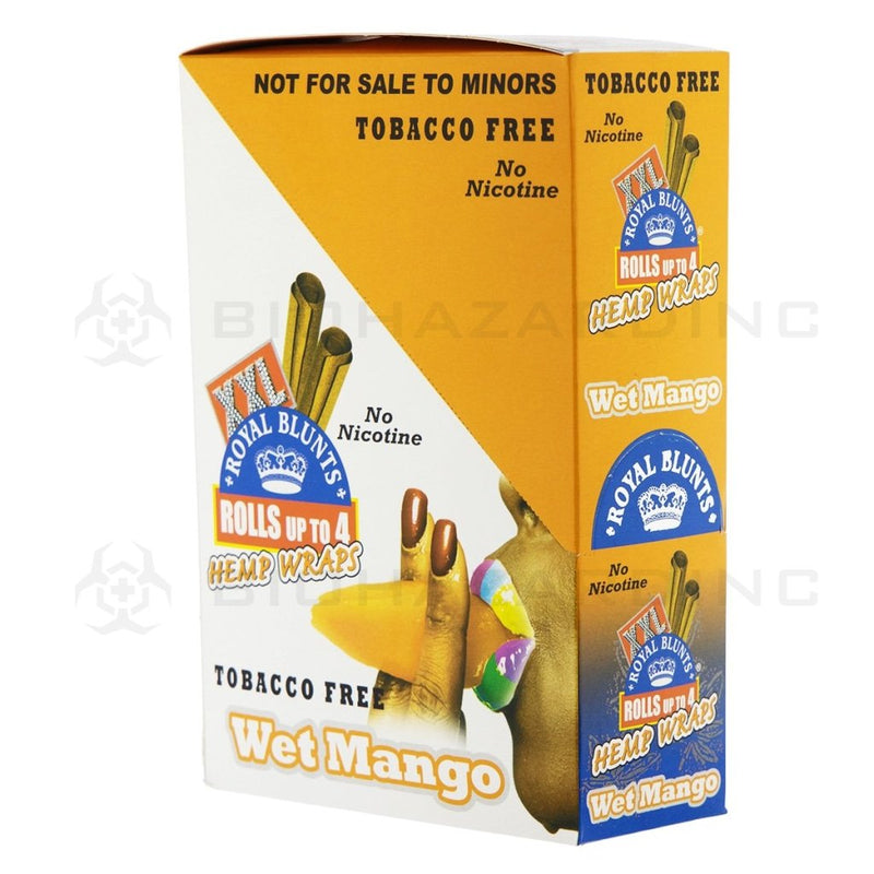 Royal Blunts Xxl Hemp Wraps - Wet Mango 25 Count