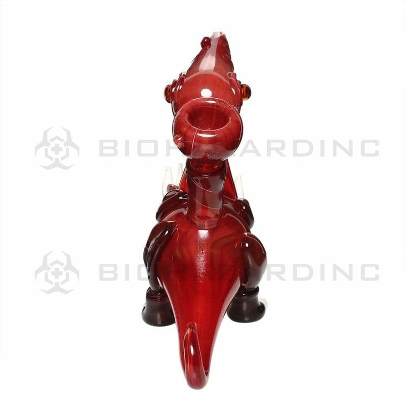 Biohazard Inc Novelty Bong Rust Red Dinosaur Water Pipe