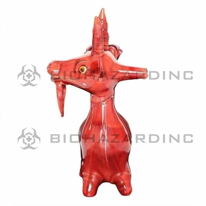 Biohazard Inc Novelty Bong Rust Red Goat Water Pipe