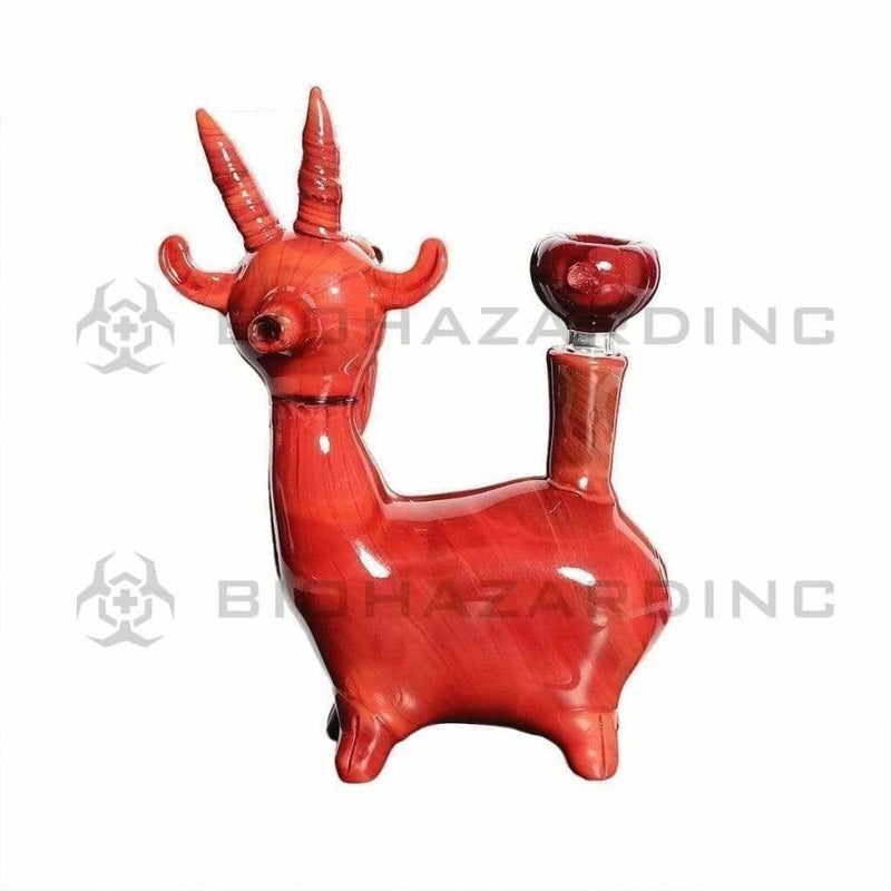 Biohazard Inc Novelty Bong Rust Red Goat Water Pipe