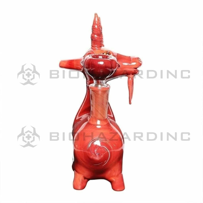 Biohazard Inc Novelty Bong Rust Red Goat Water Pipe