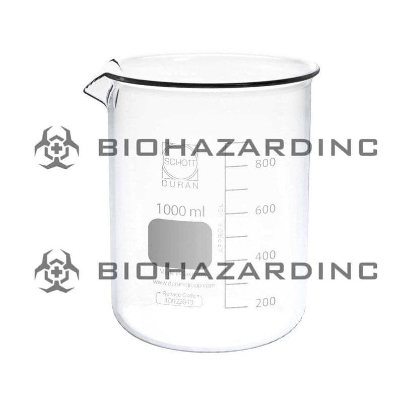 Schott Duran Scientific Lab Beaker Scientific Beaker - 1000ml-Schott Duran