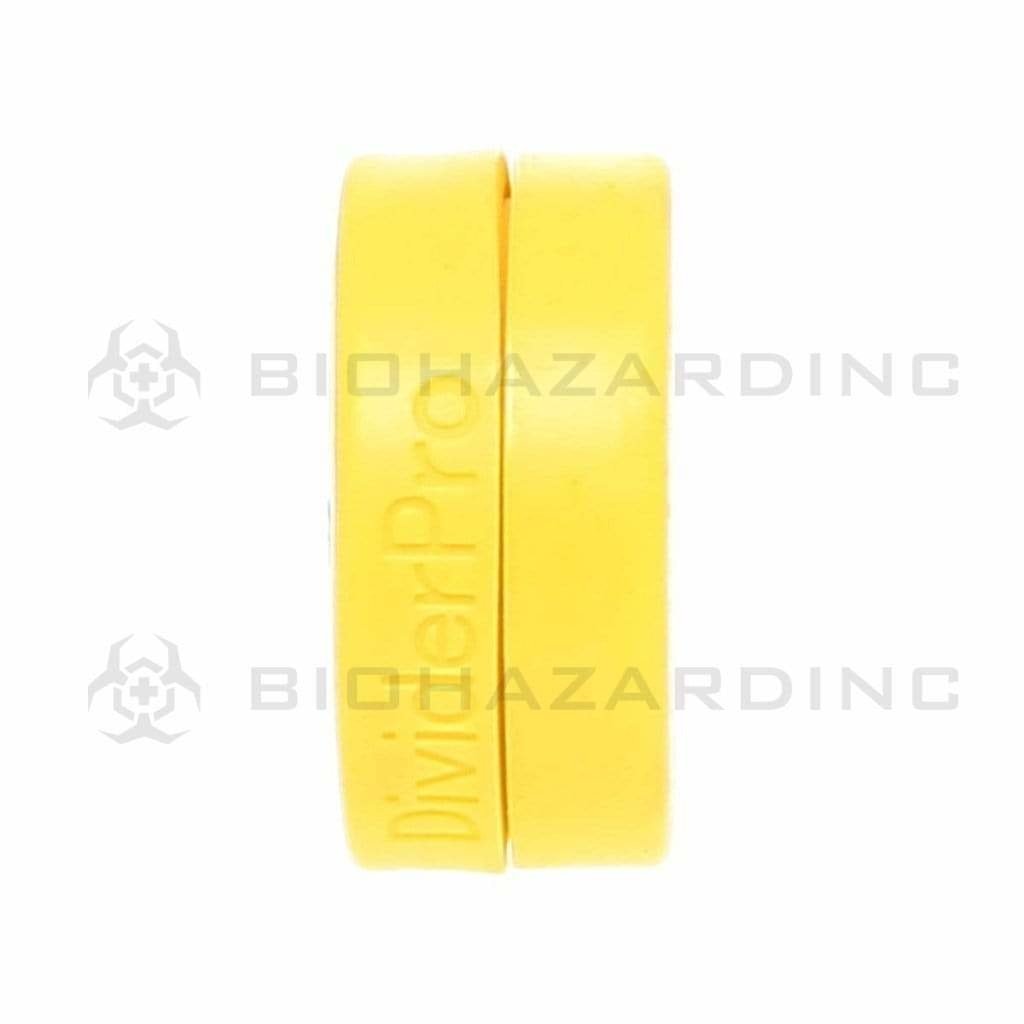 Biohazard Inc Concentrate Container Silicon Divider Pro Emoji 2 Section Puck - 5 Count