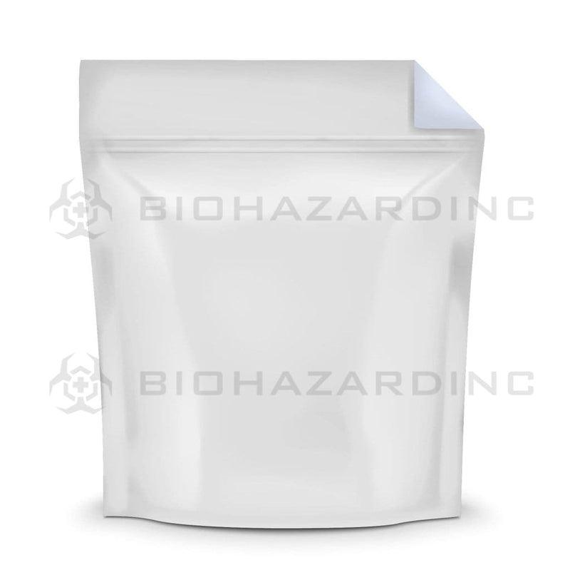 Biohazard Inc Mylar Bag Silver Vista Mylar Bags 448g - 100 Count (Tamper Evident)