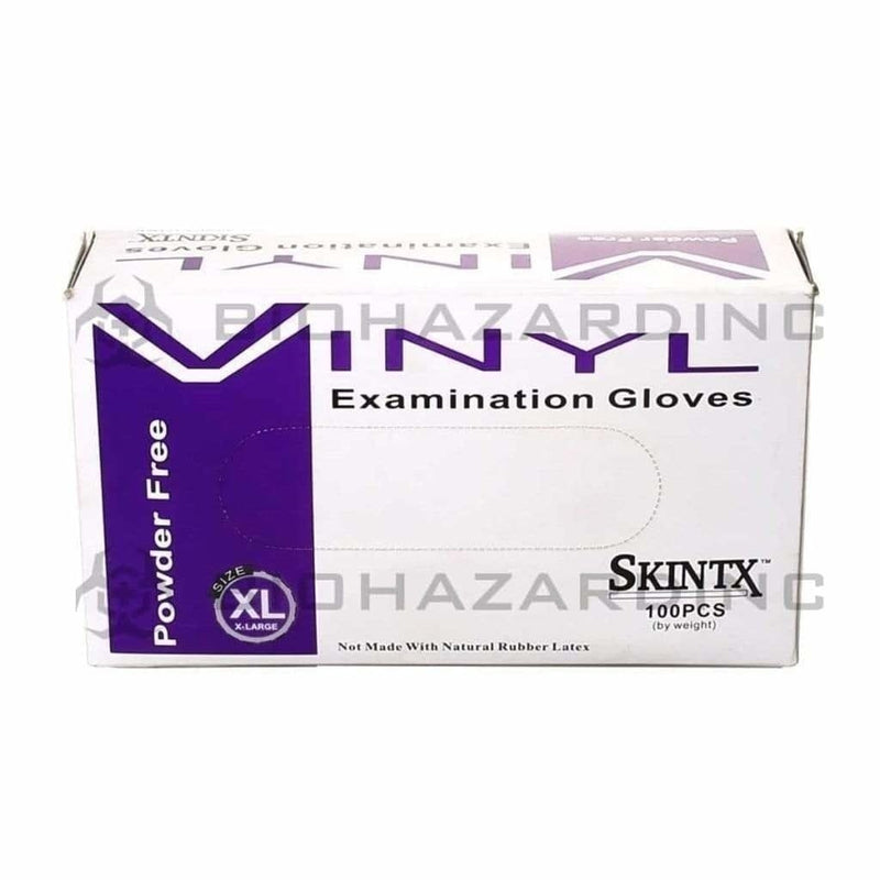 Skintx Glove Latex Skintx Glove Vinyl Powder Free Extra Large (100 Count)