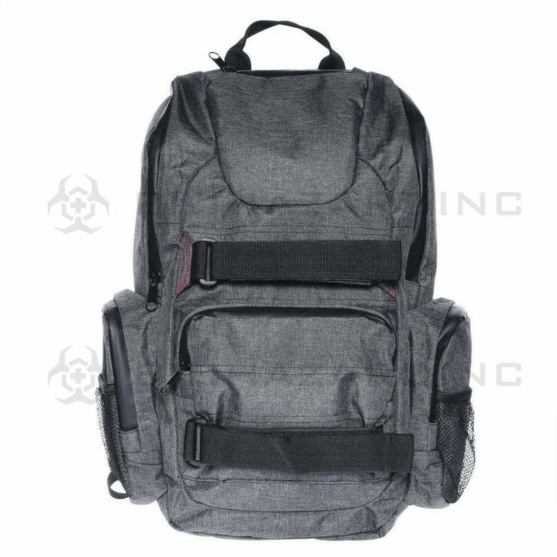 BrightBay Smell Proof Carbon Bag Smell Proof Carbon Backpack "DL Skater" - Dark Charcoal