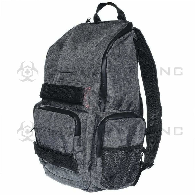 BrightBay Smell Proof Carbon Bag Smell Proof Carbon Backpack "DL Skater" - Dark Charcoal