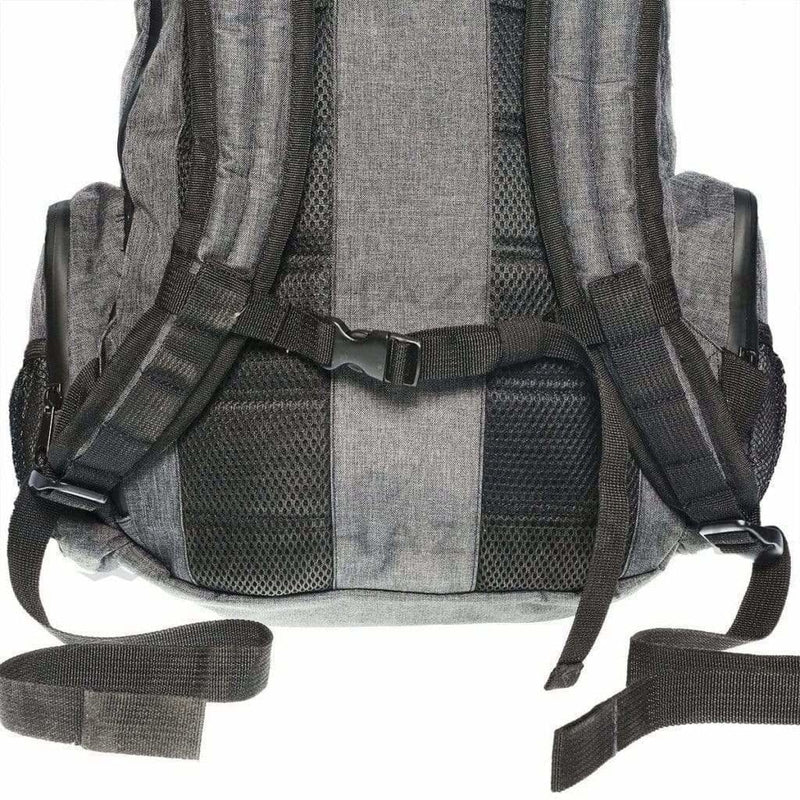 BrightBay Smell Proof Carbon Bag Smell Proof Carbon Backpack "DL Skater" - Dark Charcoal