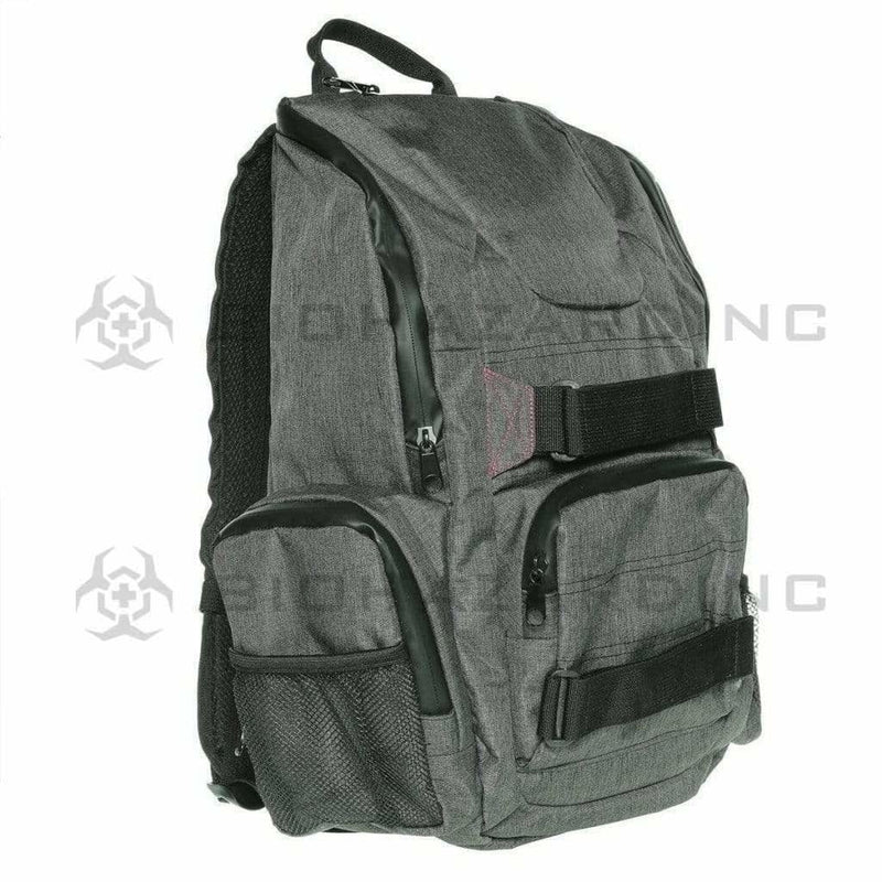 BrightBay Smell Proof Carbon Bag Smell Proof Carbon Backpack "DL Skater" - Forest Charcoal