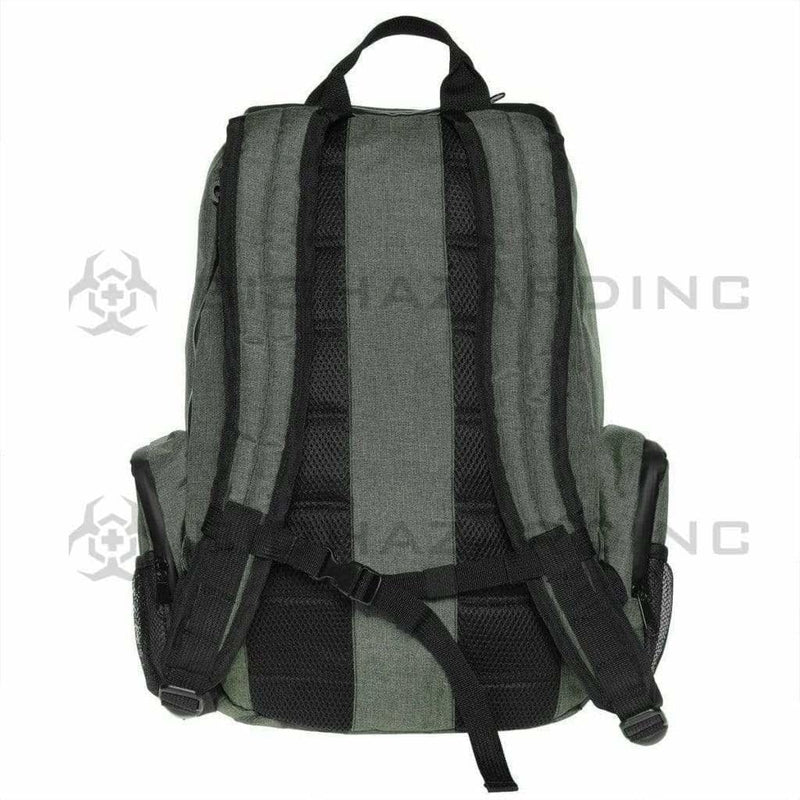 BrightBay Smell Proof Carbon Bag Smell Proof Carbon Backpack "DL Skater" - Forest Charcoal