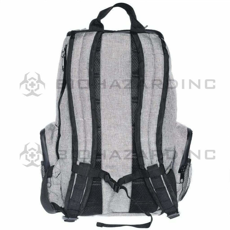 BrightBay Smell Proof Carbon Bag Smell Proof Carbon Backpack "DL Skater" - Wolf Gray