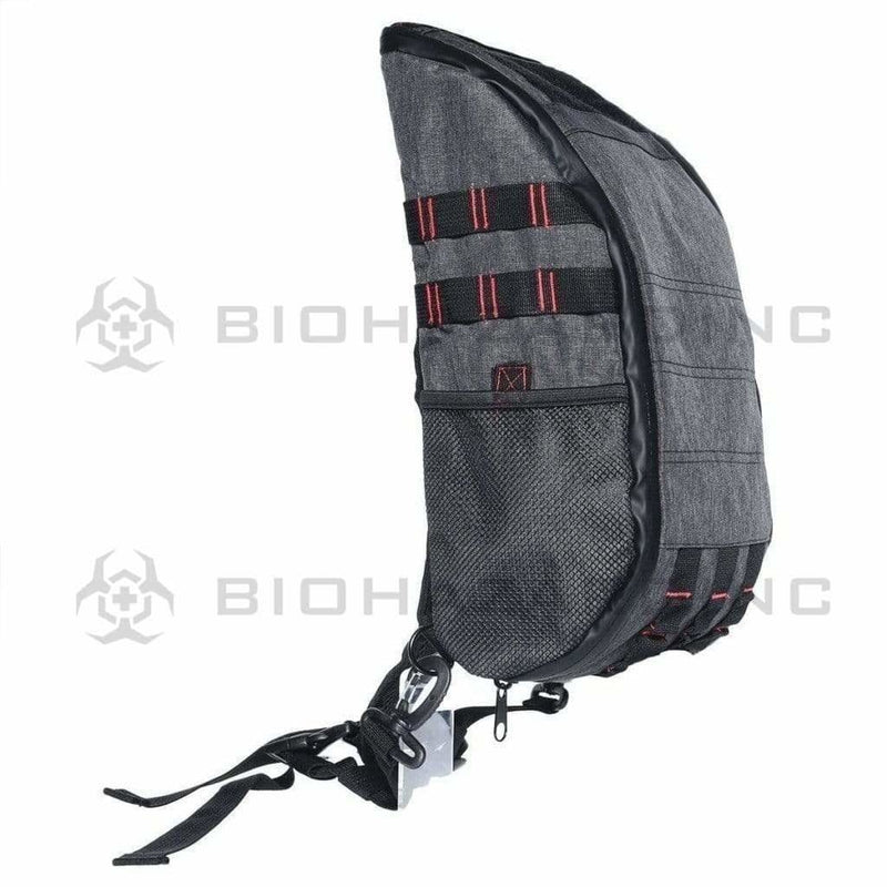 BrightBay Smell Proof Carbon Bag Smell Proof Carbon Backpack "SK Slinger" - Dark Charcoal