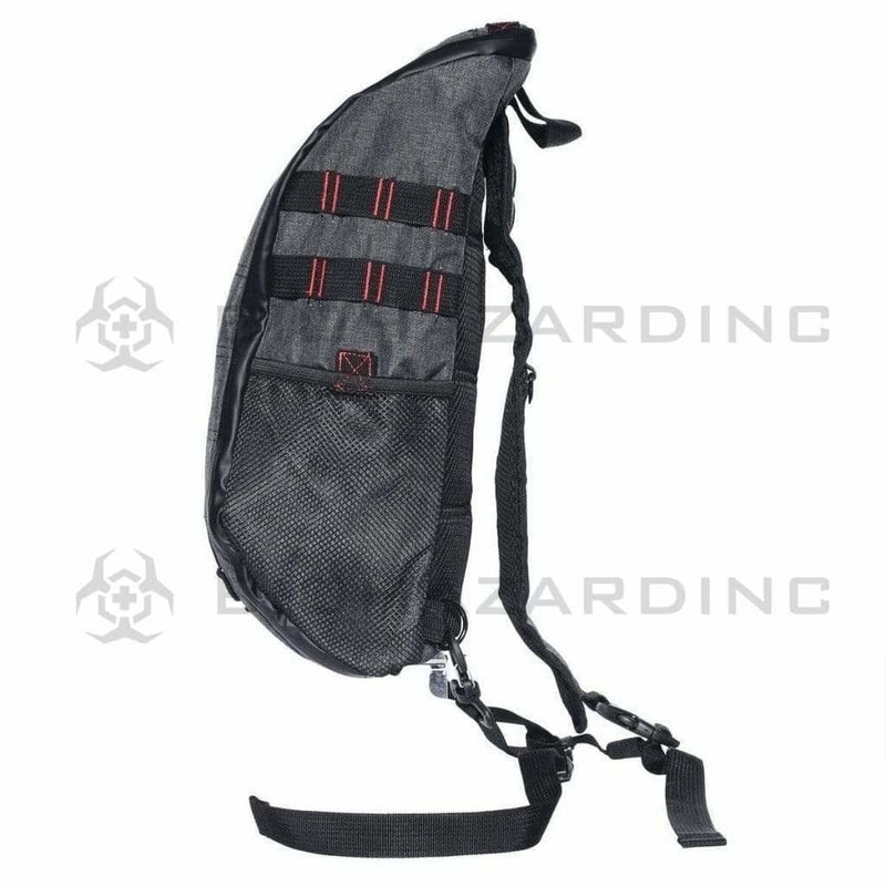 BrightBay Smell Proof Carbon Bag Smell Proof Carbon Backpack "SK Slinger" - Dark Charcoal