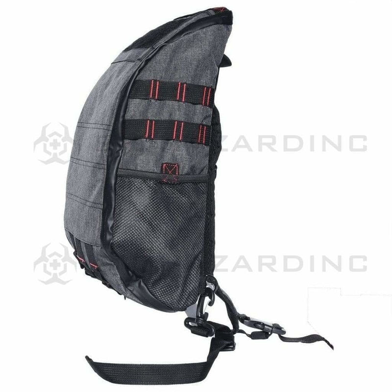 BrightBay Smell Proof Carbon Bag Smell Proof Carbon Backpack "SK Slinger" - Dark Charcoal