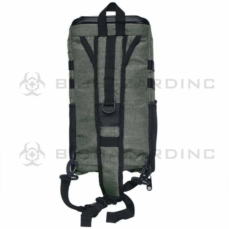 BrightBay Smell Proof Carbon Bag Smell Proof Carbon Backpack "SK Slinger" - Forest Charcoal