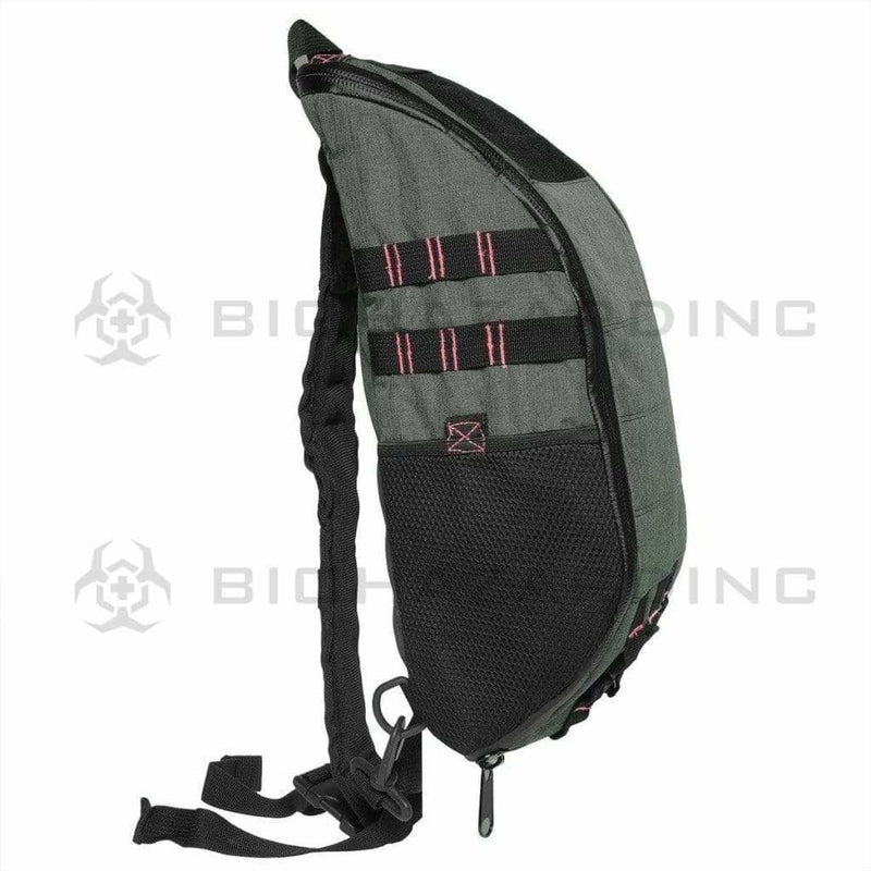 BrightBay Smell Proof Carbon Bag Smell Proof Carbon Backpack "SK Slinger" - Forest Charcoal