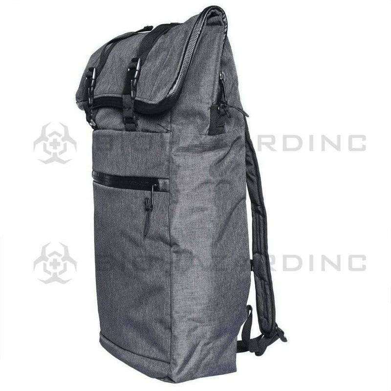 BrightBay Smell Proof Carbon Bag Smell Proof Carbon Backpack "The Mule" - Dark Charcoal