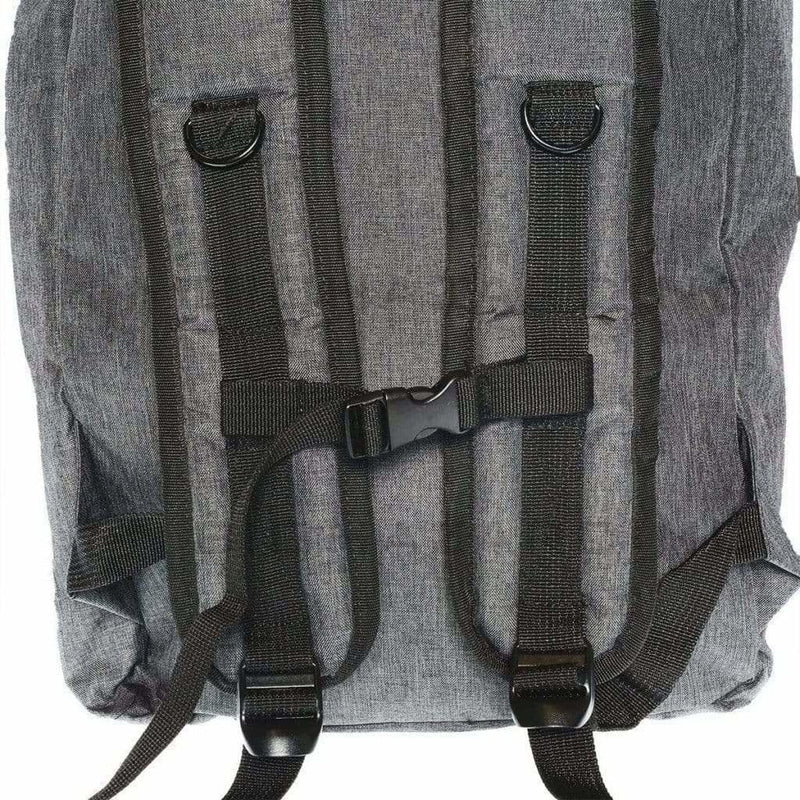 BrightBay Smell Proof Carbon Bag Smell Proof Carbon Backpack "The Mule" - Dark Charcoal