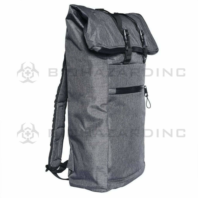 BrightBay Smell Proof Carbon Bag Smell Proof Carbon Backpack "The Mule" - Dark Charcoal