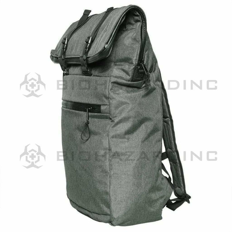 BrightBay Smell Proof Carbon Bag Smell Proof Carbon Backpack "The Mule" - Forest Charcoal