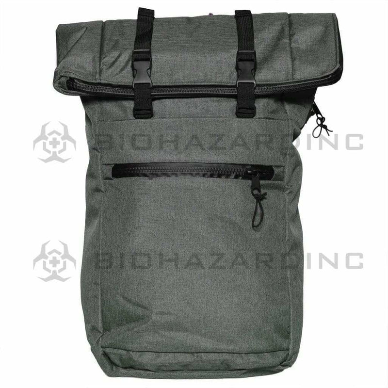 BrightBay Smell Proof Carbon Bag Smell Proof Carbon Backpack "The Mule" - Forest Charcoal