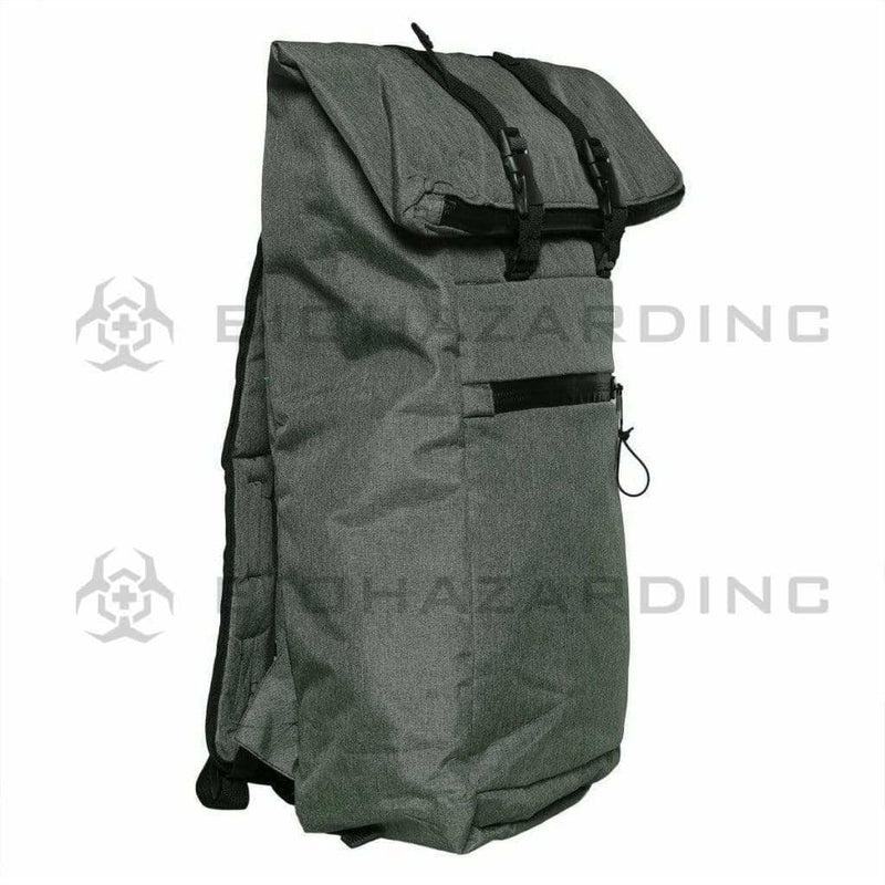 BrightBay Smell Proof Carbon Bag Smell Proof Carbon Backpack "The Mule" - Forest Charcoal