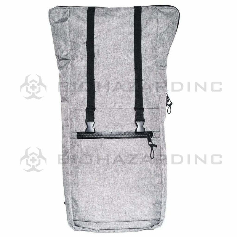 BrightBay Smell Proof Carbon Bag Smell Proof Carbon Backpack "The Mule" - Wolf Gray