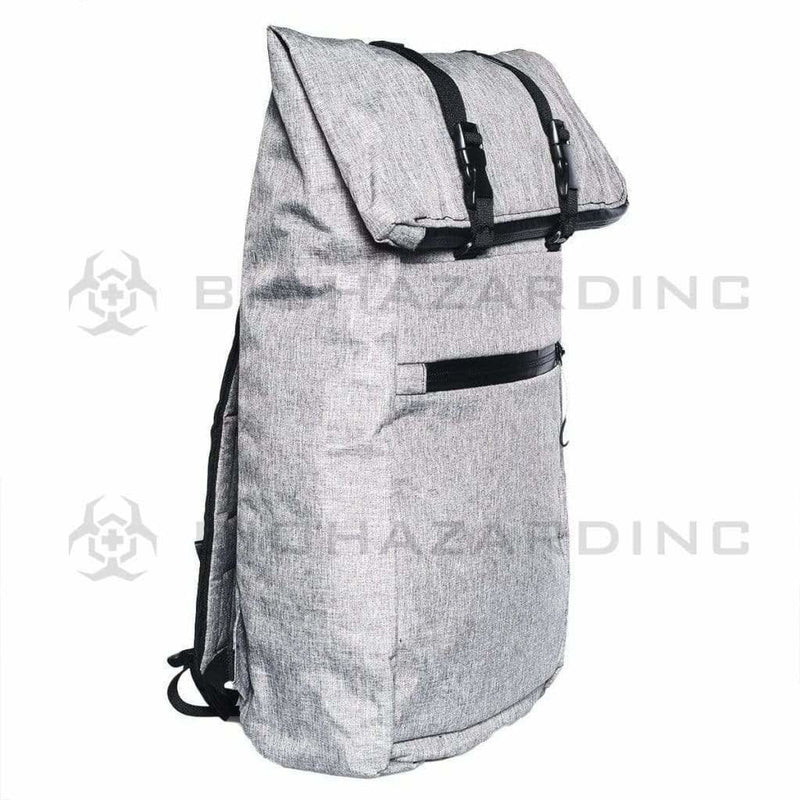 BrightBay Smell Proof Carbon Bag Smell Proof Carbon Backpack "The Mule" - Wolf Gray