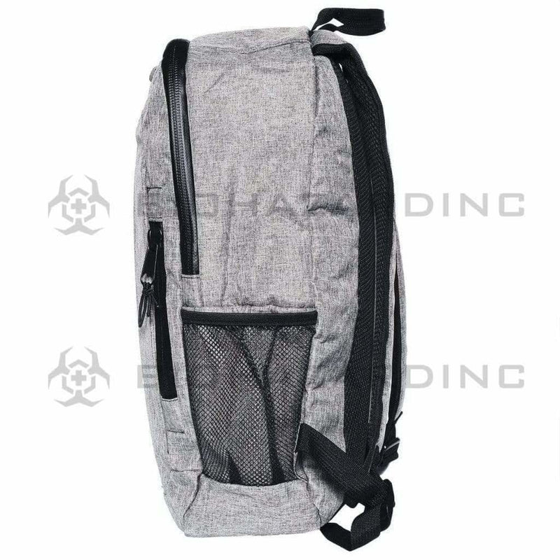 BrightBay Smell Proof Carbon Bag Smell Proof Carbon Backpack "Transport II" -Wolf Gray