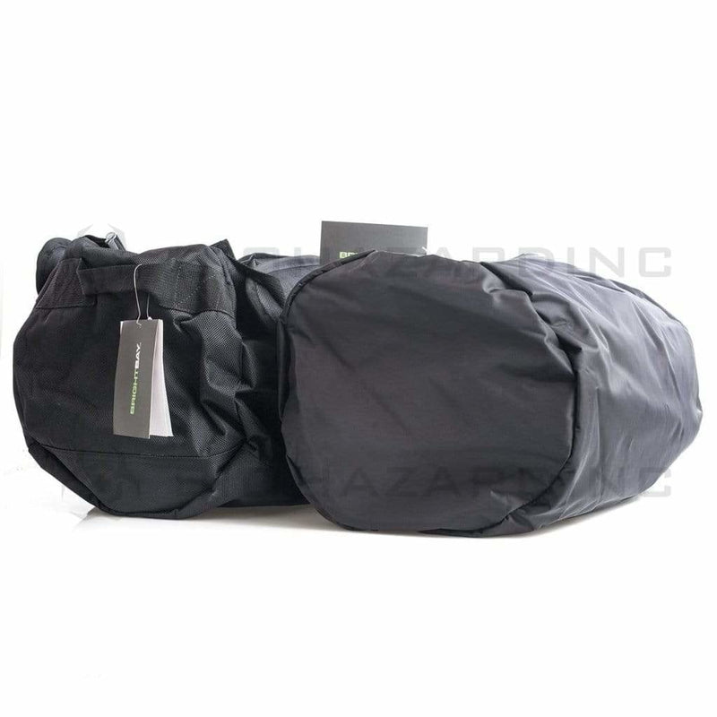 BrightBay Smell Proof Carbon Bag Smell Proof Carbon Transport Small Duffle Bag - Black