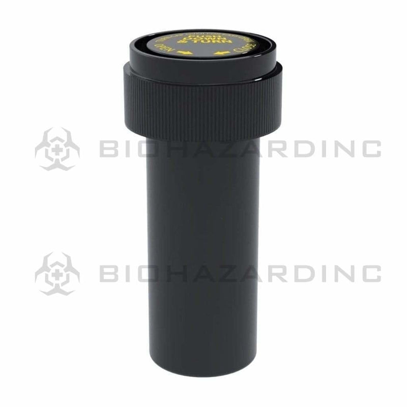 Biohazard Inc Reversible Cap Vial Solid Black Reversible Cap Vial 08 Dram - 410 Count