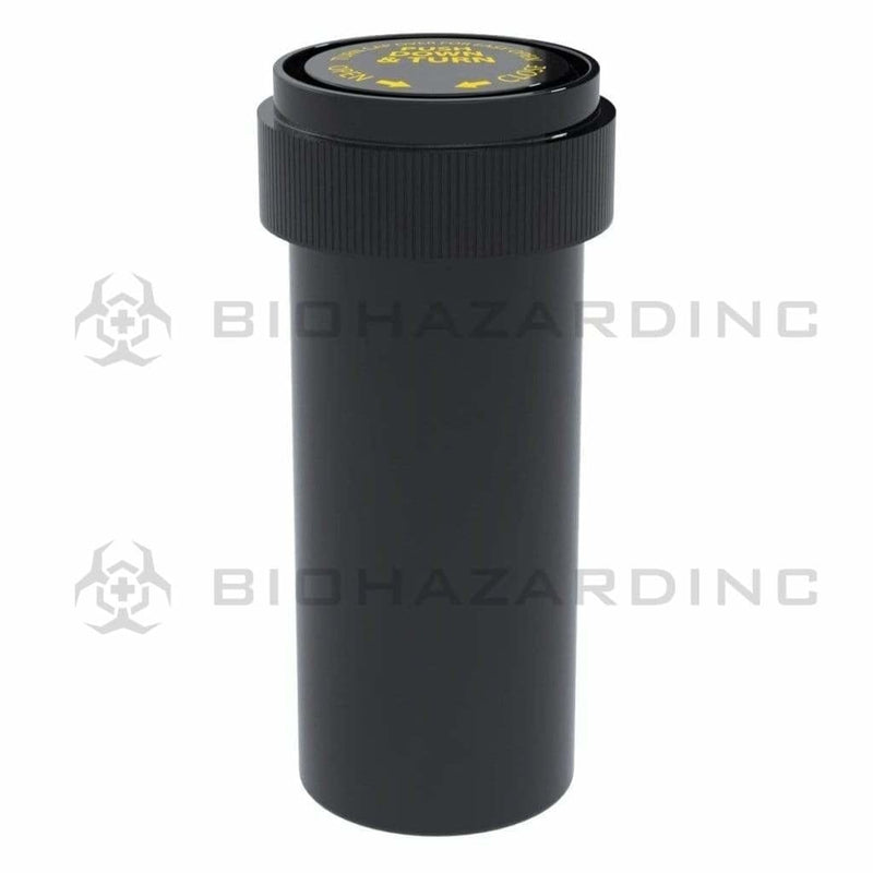 Biohazard Inc Reversible Cap Vial Solid Black Reversible Cap Vial 16 Dram - 230 Count