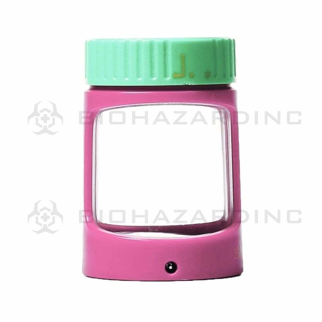 Smokus Focus Flower Storage Stash Magnifying LED Jar - Honey