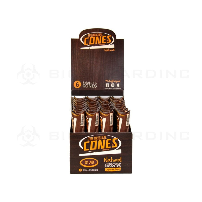 The Original Cones Natural - Small 1 1/4 32 Count Pre-Rolled