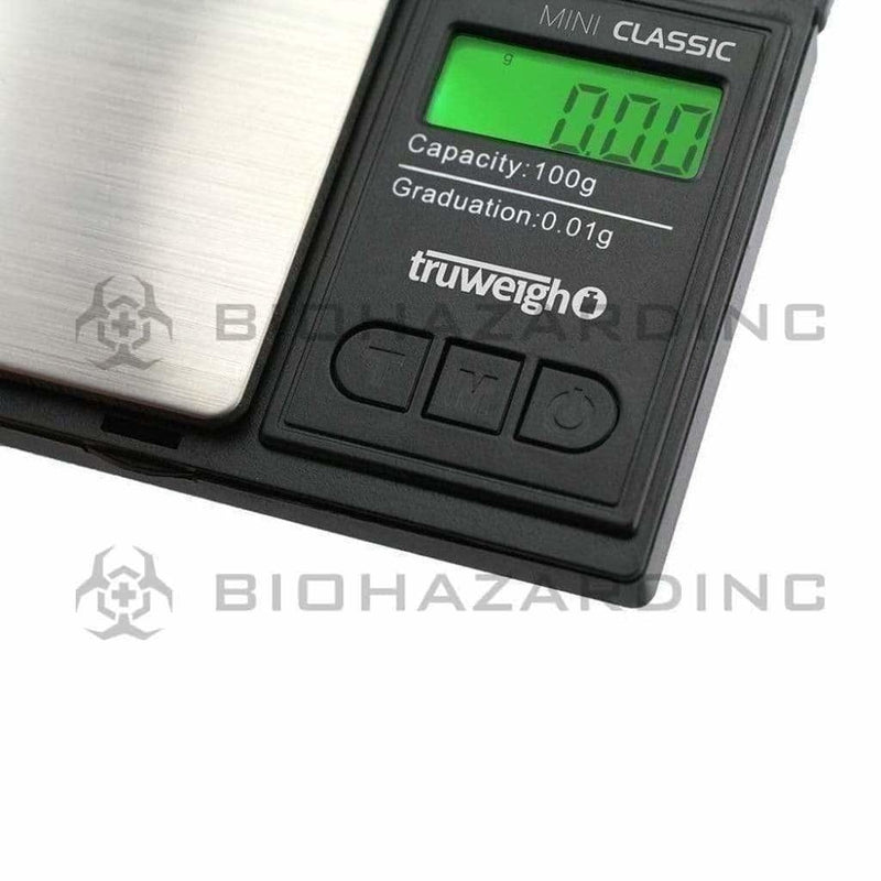 Biohazard Inc Scale Trueweigh Scale 100g X 0.01g - Black