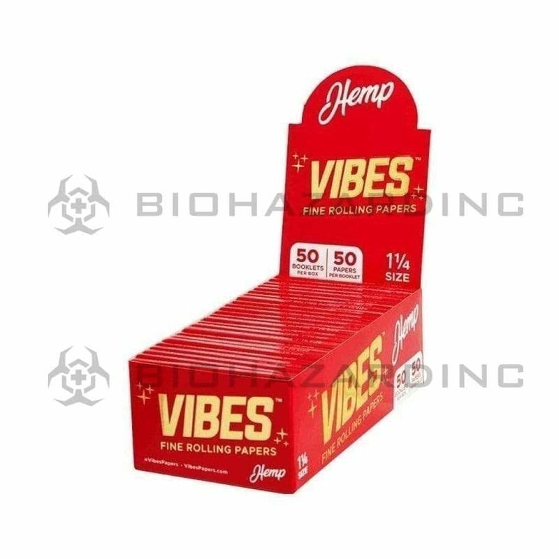 Vibes Rolling Papers VIBES Hemp Papers 1-1/4 - 50 Count