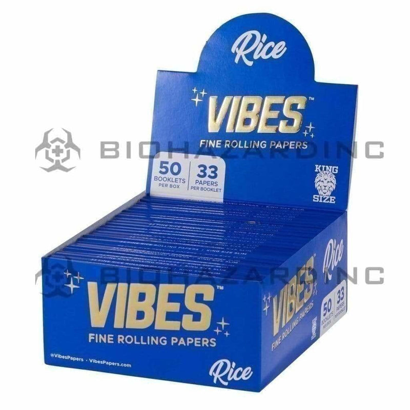 Vibes Rolling Papers VIBES Rice Papers King Size - 50 Count