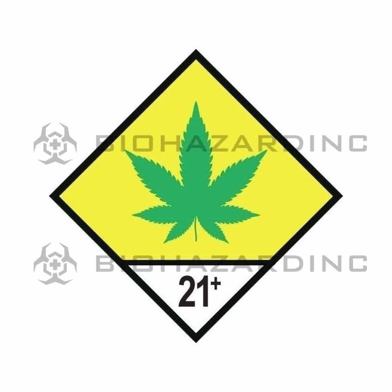 Biohazard Inc Compliance Labels Washington Universal Symbol 21+ Labels - 1,000 Count