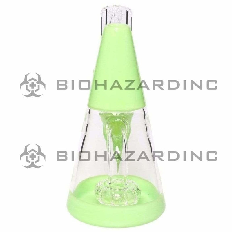 Biohazard Inc Glass Dab Rig Water Pipe Minimalist 5" Rig Slyme