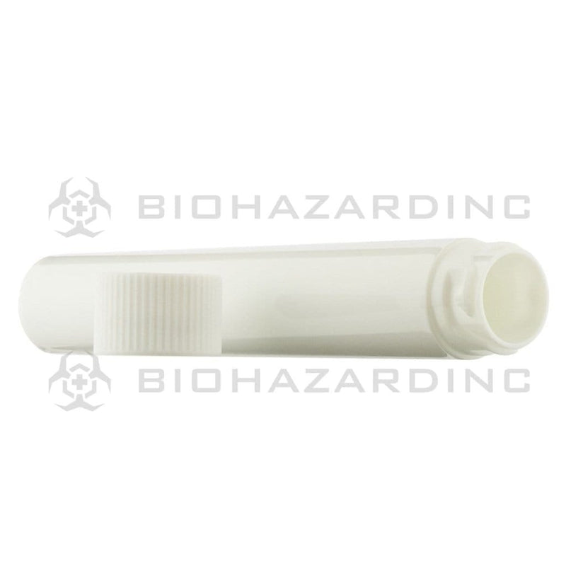 Biohazard Inc Storage Tube White Child Resistant Cartridge Container - 105mm - 500 Count