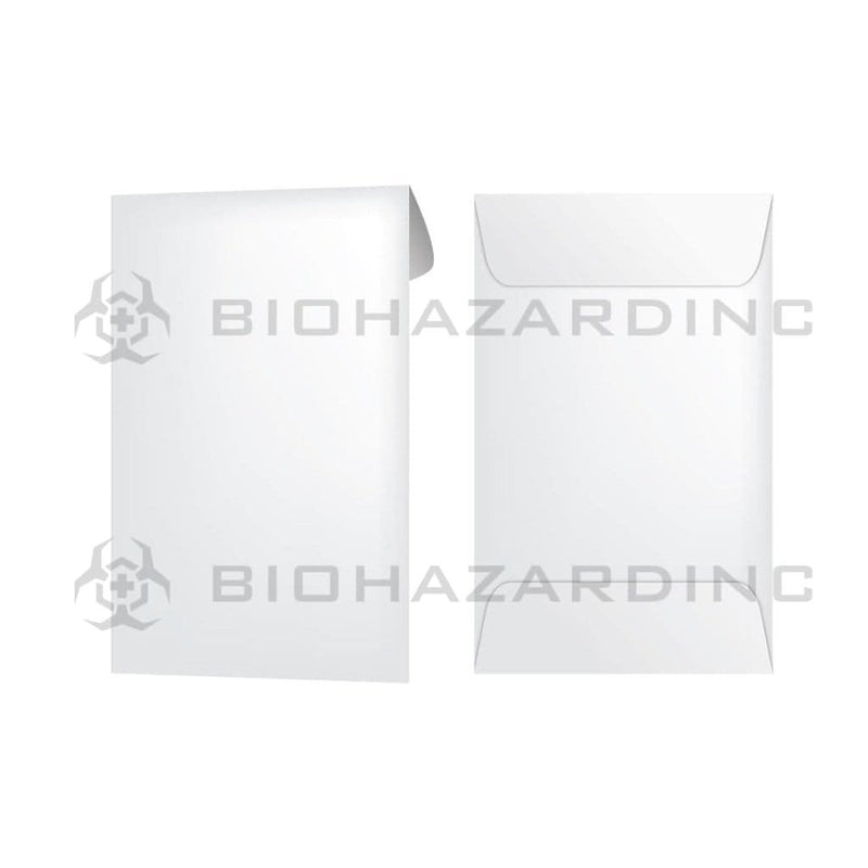 Biohazard Inc Shatter Envelope White Concentrate Shatter Envelope - 500 Count