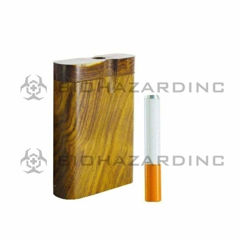 Biohazard Inc Wood Hand Pipe Wood Dugout Small 3 1/2"