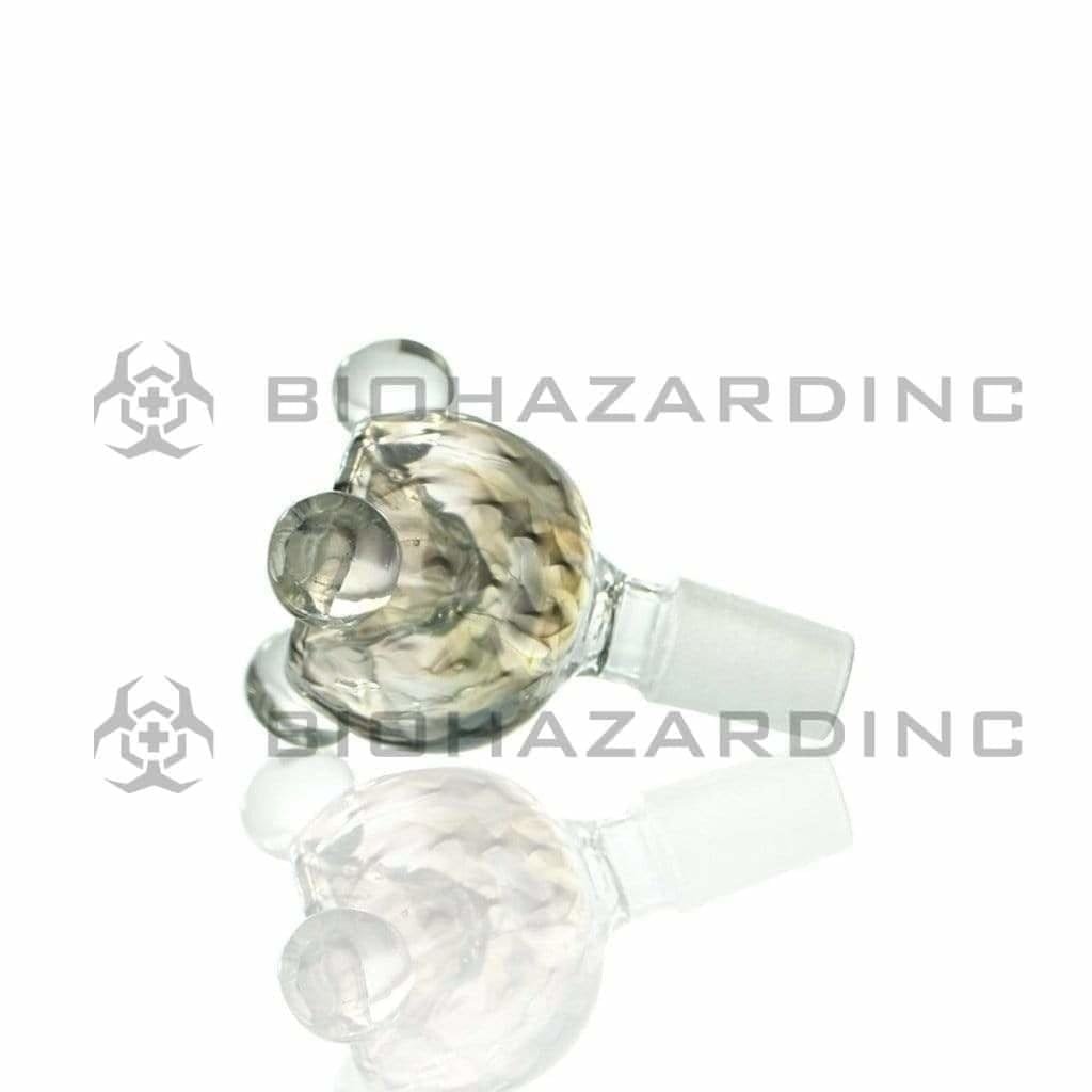 Biohazard Inc 14mm Bowl Wrap & Rake Color Worked Bowl 14mm - 10 Count