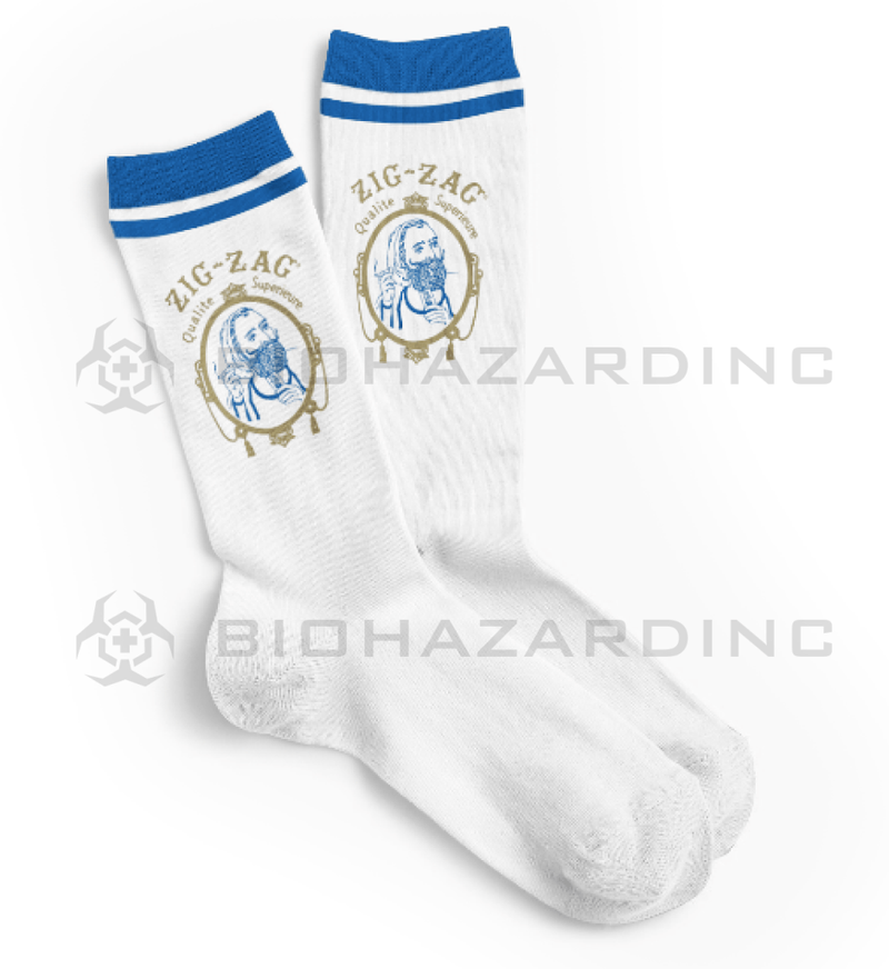 Zig Zag Socks Zig Zag Official Merch Classic Socks - White