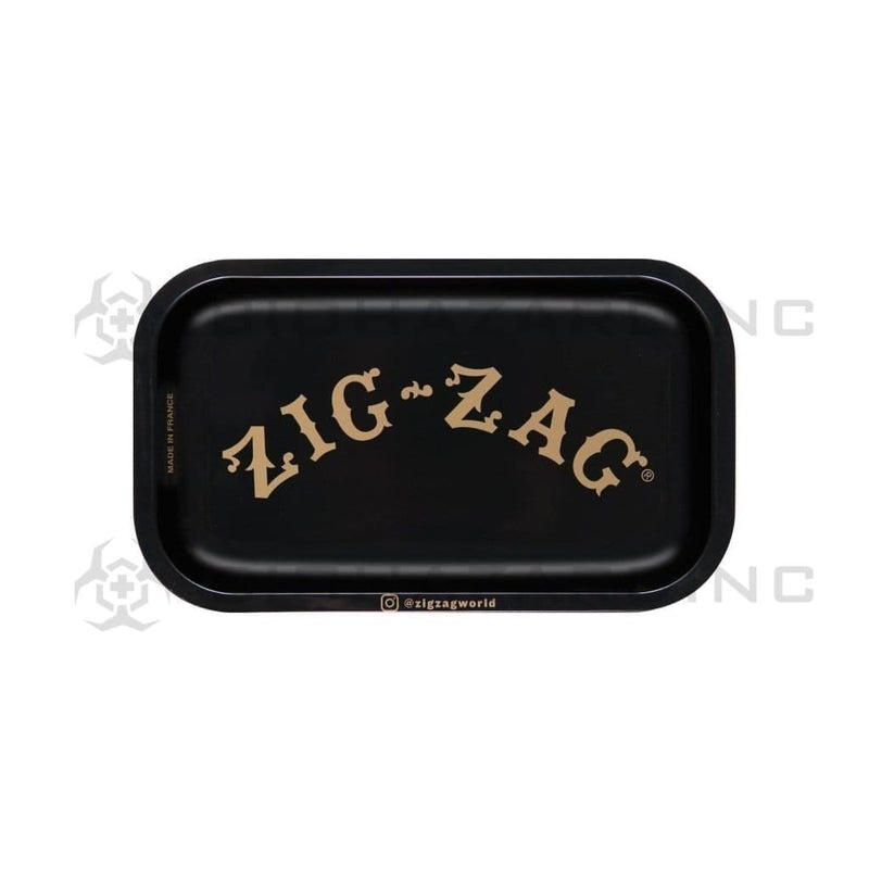 Zig Zag Rolling Tray Zig Zag Original Black Rolling Tray - Small