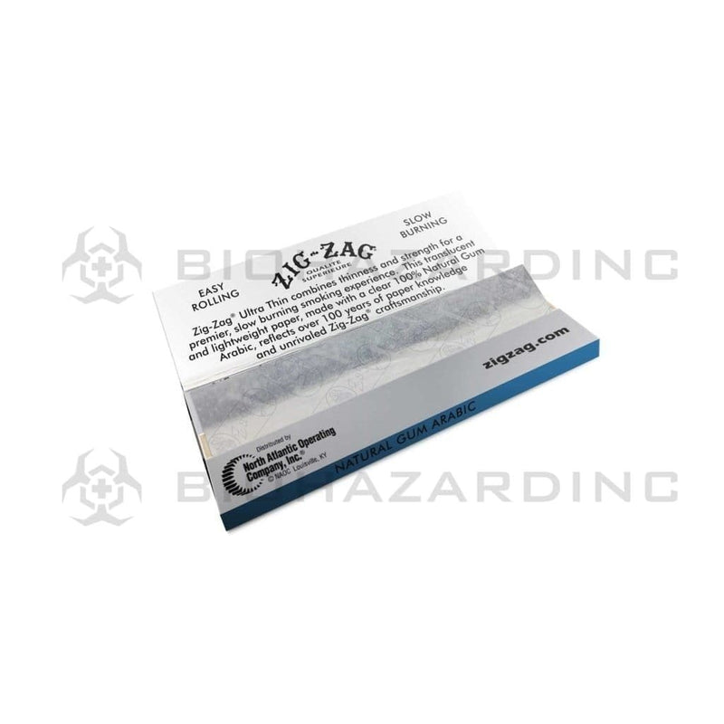 Biohazard Inc Rolling Papers Zig Zag Promo 1-1/4 Ultra Thin - 48 Count