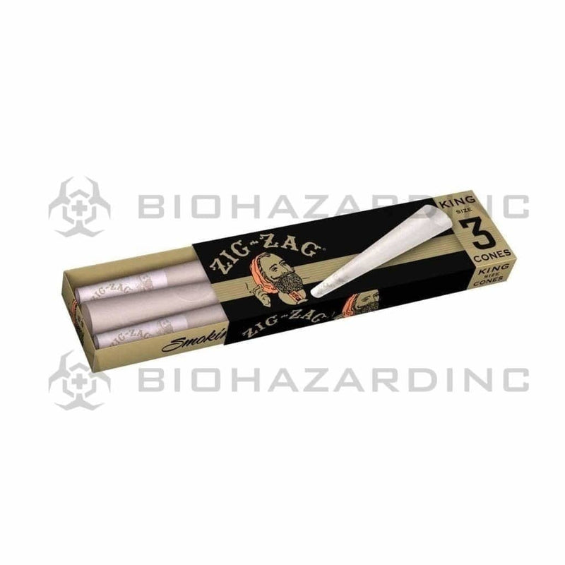 Biohazard Inc Pre-Rolled Cones Zig Zag Promo King Cones - 36 Count